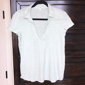 James Perse Seafoam green tee